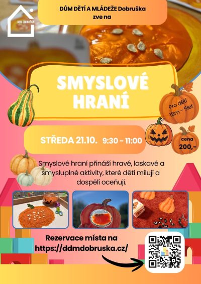 Smyslové hraní – dýně, sliz a&nbsp;strašidla